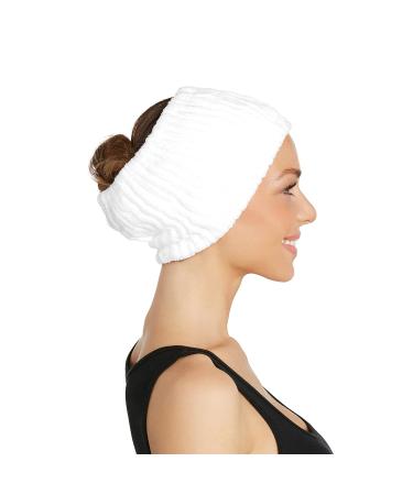 Microfiber Turbie Twist Spa Headband - 4 Pack - Extra Wide 5 for Curly Thick Hair - Buy Online on GoSupps.com