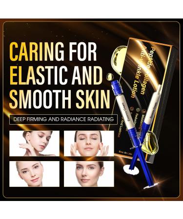 JXlspe 4PCS Polypeptide Collagen Elastic Essence Cream Advanced Micro Molecular Collagens Anti Wrinkle Lotion Skin Firming Cream Deep Hydration kin irming Rejuvenation for All Skin Types - Buy Online on GoSupps.com