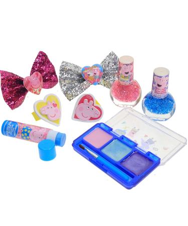 Peppa Pig Townley Girl Backpack Makeup Set for Kids - Lip Gloss, Nail Polish, Hair Bow & More - Perfect for Parties & Makeovers - Ages 3 - Buy Online on GoSupps.com