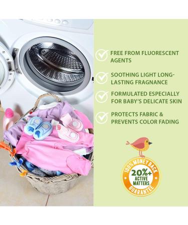 WBM Care Liquid Baby Laundry Detergent - 100 Loads 68 OZ | Eco-Friendly & Gentle for Babies - International Shipping Available - Buy Online on GoSupps.com