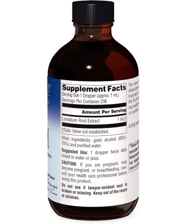 Planetary Herbals Lomatium Full Spectrum Liquid Respiratory and Immune Support 8 Ounces - Buy Online on GoSupps.com