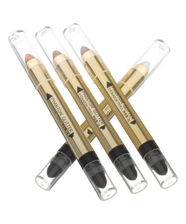 FOYTOKI 4pcs Highlighter Pencil Makeup Pencil Eye Shadows Women Cosmetics Plastic