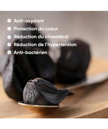 French Black Garlic - Piolenc French Black Garlic Head - Silver Medal 2023 - Prestige Culinary Ingredient - Natural Antioxidant Rich in Vitamins and Trace Elements - 95 Grams - Buy Online on GoSupps.com