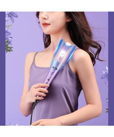 Yuehuam Automatic Hair Curling Iron Auto Hair Styling Curler with 4 Temps Auto Rotating Curling Wand Hair Curler Rotating Curling Iron with Auto Shut-Off for Hair Styling - Buy Online on GoSupps.com