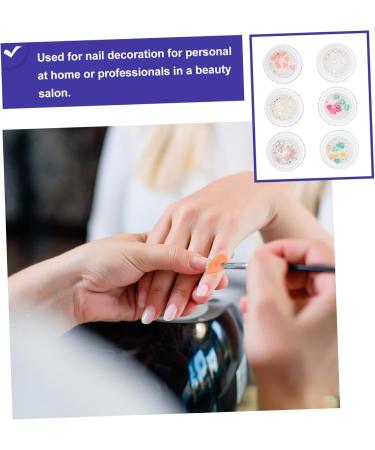 MAGICLULU 18 Boxes Nail Art Accessories Diy Fashion Jewelry Half Pearls for Crafts Nail Art Supplies Nail Art Balls Flower Nail Charms Decor Artificial Plastic Flower Ballet Shoes - Buy Online on GoSupps.com