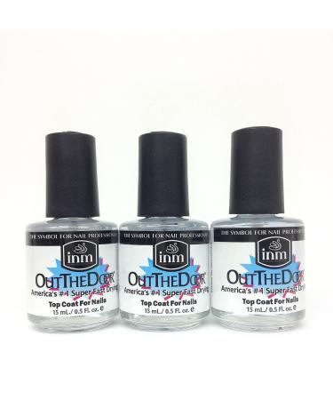 INM Out the Door top coat (Pack of 3) 0.5 ounce 0.5 Ounce (Pack of 3)