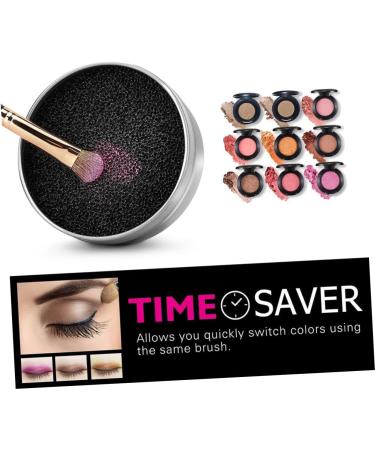 Ipetboom 4sets Box Makeup Sponge Tools Color Removal Cleaner Cleaning Sponge Eye Shadow Scrubber Face Brush Scrub Activated Carbon Sponge Makeup Brush Makeup Tools - Buy Online on GoSupps.com