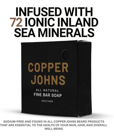 5 Oz/ 142 gm Copper Johns All Naturals Milk & Collagen Cold Process Shea Butter Soap Bar for Men with Sweet Cream Vanilla Goat Milk and Sunflower Oil for Nourishing Smoothing and Moisturizing Skin - Buy Online on GoSupps.com