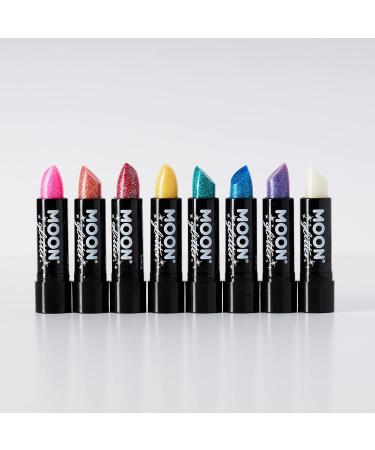 Moon Glitter Iridescent Lipstick | Glittery Shine & Long-lasting Color | Shop Internationally - Buy Online on GoSupps.com