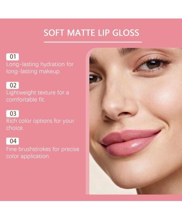  G n rique Soft Matte Lip Gloss - Long-Lasting Water-Resistant - Lightweight Non-Sticky Texture - Precision Applicator - Moisturizing - Rich Colors - Buy Online on GoSupps.com