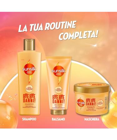 Sunsilk Bye Bye Damage Shampoo - Repair Dull Hair with Hyaluronic Acid & Ceramide 220ml - Made in Italy - Buy Online on GoSupps.com
