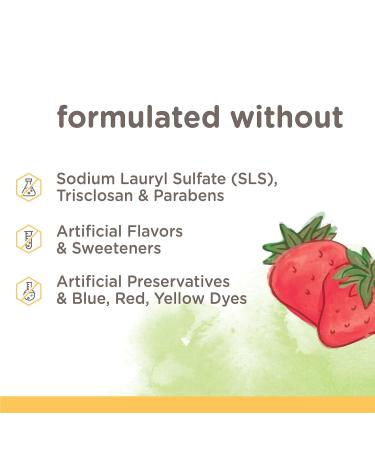 Burt's Bees Kids Fluoride Toothpaste Strawberry Splash 4.7 oz - Pack of 4 - Buy Online on GoSupps.com