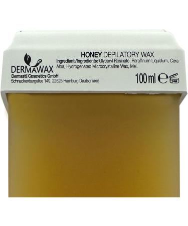 Dermawax Roll-On Wax Warmer - Honey Wax Cartridge Set for Effortless Hair Removal on Legs Arms & Back | International Shipping Available - Buy Online on GoSupps.com
