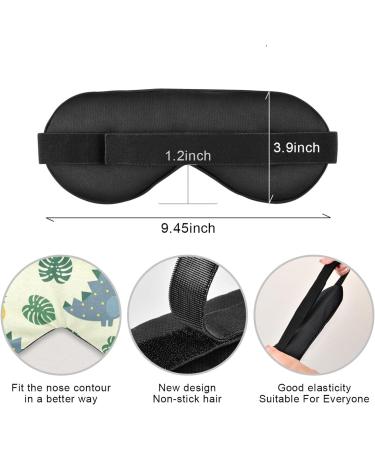 Haskirky Light Blocking Eye Mask for Adults - Breathable & Adjustable | Ideal for Travel, Yoga, Meditation | Comfortable Deep Sleep Aid with Dinosaur Cartoon Design - Buy Online on GoSupps.com