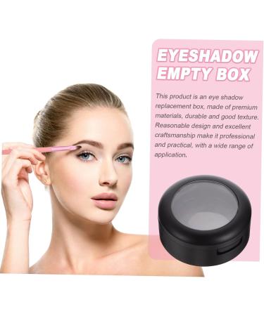 Housoutil 40 Pcs Empty Eye Shadow Box Travel Accessories Travel Lotion Jars Eyeshadow Holder Round Highlighter 4x3.8cmx5pcs Blackx5pcs - Buy Online on GoSupps.com
