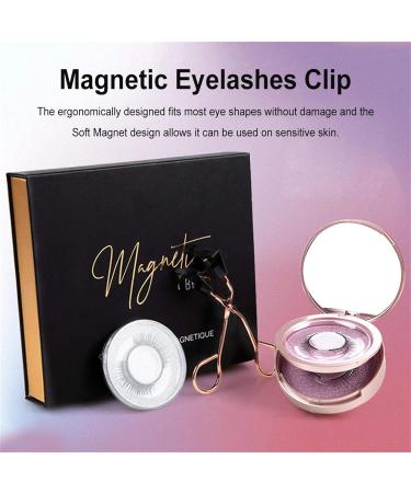 Magnetic Eyelashes | 6 False Eyelash And Applicator For Natural Look | 3D Soft Natural Look Reusable Eyelashes | For Bigger And Brighter Eyes And Stunning Look - Buy Online on GoSupps.com
