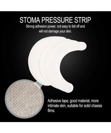 HEALLILY 20Pcs Stoma Barrier Strips Ostomy Strip Paste Curved Stoma Anti-Leak Skin Barrier Fixing Strips Stoma Care Tape Supply - Buy Online on GoSupps.com