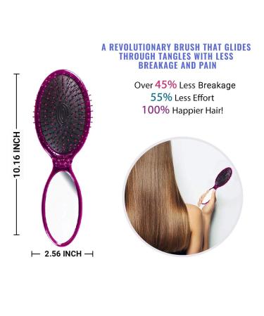 Wet Brush Pop & Go Detangler Hair Brush - Pink, 1 Count - Buy Online on GoSupps.com
