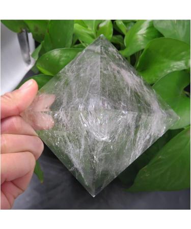 88 * 88 * 57mm Large Rock Clear Quartz Crystal Pyramid Handmade Pyramid Reiki Home Decoration Fengshui Stone Crystal Reiki - Buy Online on GoSupps.com