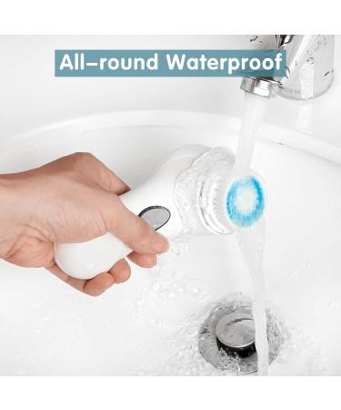 Sonic Facial Cleansing Brush - Waterproof Wireless Charging Exfoliating & Pore Minimizing - Perfect for All Skin Types - Pink - Buy Online on GoSupps.com