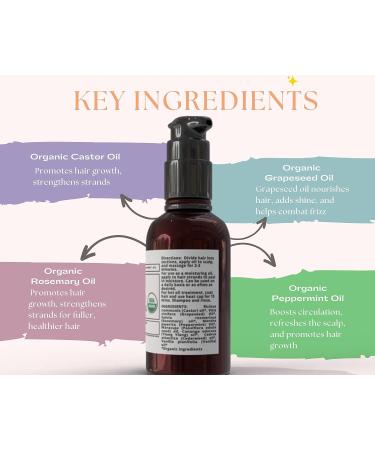 Elaviti Satin Bonnet & Xtreme Rosemary Mint Hair Growth Oil Bundle | Large Reversible Cap & Organic Oil for Hair Growth | Purple Color - Buy Online on GoSupps.com