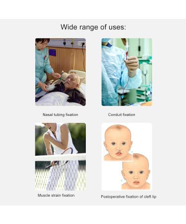 Oxygen Tube Skin Tapes High Elastic LongTerm Use Nasal Cannula Face Tape Easy to Cut for Nasal Feeding Tube (10cm*5m) - Buy Online on GoSupps.com