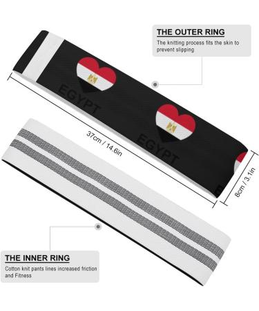 Love Egypt Yoga Workout Bands - Comfort Resistance Straps for Legs & Booty | International Shipping - Buy Online on GoSupps.com