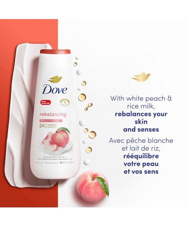 Dove Body Wash Peach Rebalancing 591 ml - Nourish Your Skin | International Shipping Available - Buy Online on GoSupps.com