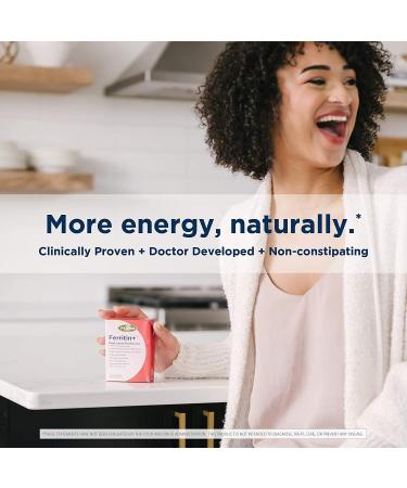 Flora Ferritin+ Plant-Based Iron - 30 Vegan Delayed Release Capsules - Buy Online on GoSupps.com