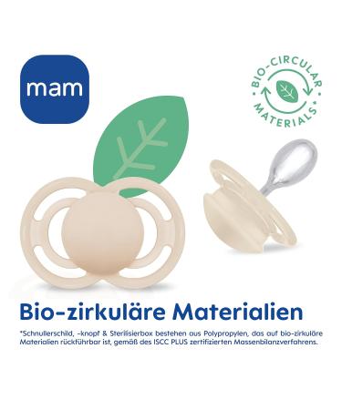 Buy MAM Perfect Day & Night Pacifiers 4-Set | Glow in the Dark Eco-Friendly Tooth-Friendly | Sustainable Silicone Baby Pacifiers for 6-16 Months - Buy Online on GoSupps.com