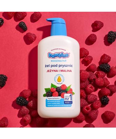  Bambino Bambino Family Blackberry and Raspberry Scented Shower Gel 1000 ml - Buy Online on GoSupps.com