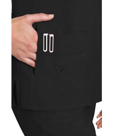 Med Couture Women's Activate Scrub Top - Black, Medium - Buy Online on GoSupps.com