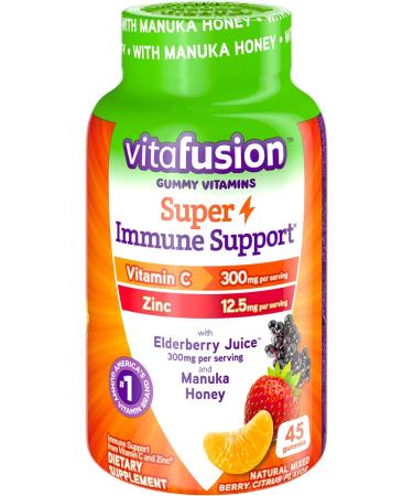 Vitafusion Super Immune Support Gummy Vitamins 45ct - Boost Your Immune System with Delicious Gummies - Buy Online on GoSupps.com