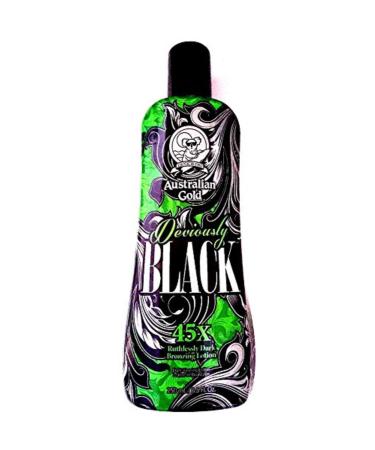 Australian Gold Deviously Black 45X Dark Bronzer Indoor Tanning Bed Lotion 8.5 Oz/ 250 Ml - Buy Online on GoSupps.com