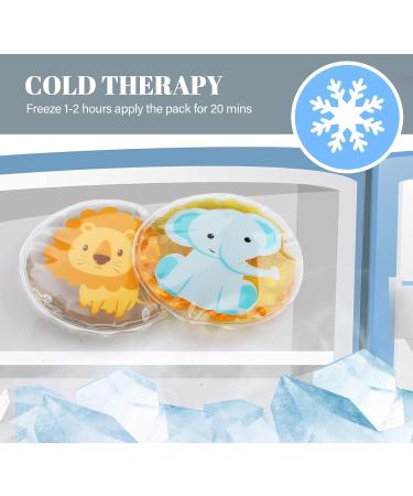 Cooling Pillows & Pads for Kids | 4 Cartoon Animal Designs | Reusable Cold Warm Compress for Bumps Wisdom Teeth & Fever Relief - Buy Online on GoSupps.com