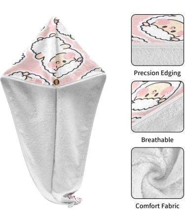 Carrot Lamb Dry Hair Cap Set | 2 Piece Quick Drying Towel & Button Headband | Super Absorbent & Comfortable - Buy Online on GoSupps.com
