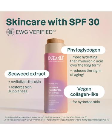 ATTITUDE Oceanly Tinted Oil Stick with SPF 30 EWG Verified Plastic-Free Broad Spectrum UVA/UVB Protection with Zinc Oxide Universal Tint Unscented 1 Ounce 1 Ounce (Pack of 1) - Buy Online on GoSupps.com