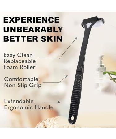  TARSHYRY TARSHYRY Back Lotion Applicator Self-Application Solar Self-Tanning Back Protector Applicator Foldable Long Reach Long Handle Curved Anti-Slip Roller - Buy Online on GoSupps.com