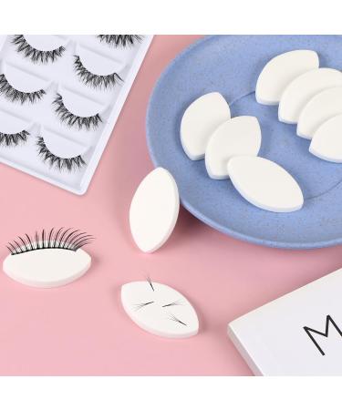 Buy MIDELONG Lash Sponges - Eye-Shaped Disposable Makeup Sponge for Eyelash Extensions - 10 Pack for Beginners | International Shipping Available - Buy Online on GoSupps.com