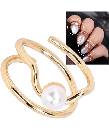 Finger Nail Rings Knuckle Rings Simple Easy To Match for Daily Engagements Weddings(3052g) - Buy Online on GoSupps.com