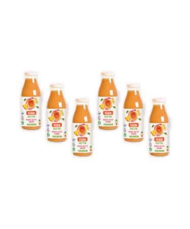 Vitabio - 100% Fruit Smoothie - Pineapple Guava Banana 50 cl - Pack of 6 - Organic