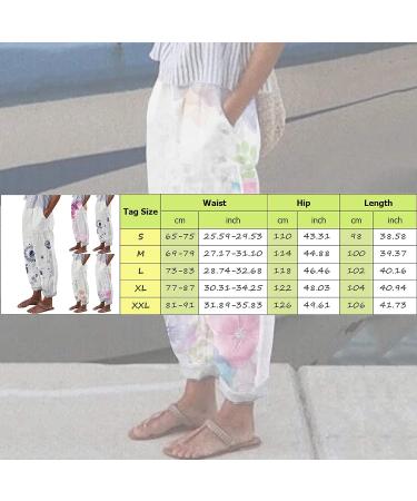 Lovely Nursling Linen Pants for Women - Straight Leg Long Lounge Pant with Pocket | Comfy Casual Loose Trousers - Pink Medium - Buy Online on GoSupps.com