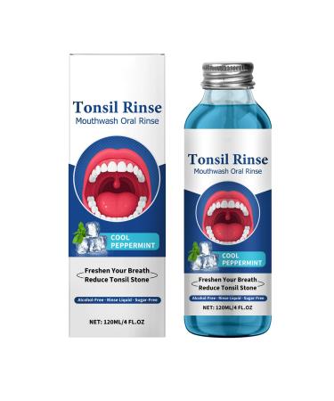 Bain de Bouche Oral l'Huile de Coco Naturel Huile De Menthe Poivr e Pour Blanchir Les Dents Bouche l'Huile de Noix de Coco et de Menthe Poivr e 120ML 1PC