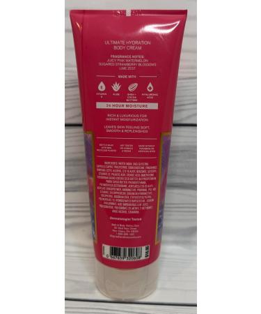 Bath & Body Works Pink Watermelon Blast Ultimate Hydration Body Cream 8 Ounces Pack of 2 - Buy Online on GoSupps.com