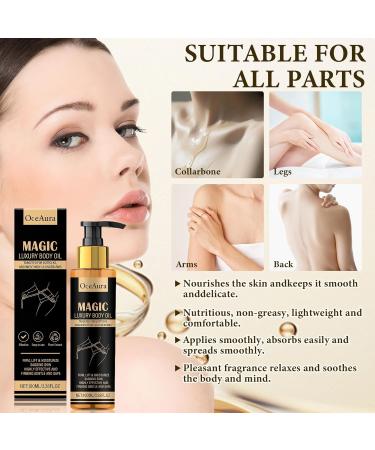 Dongcill Magic Body Life Magic Body Strafting Oil Glow Remedy Oil body firming massage oil nongreasy nonsticky body oil for all skin types for smooth and firm skin 100 ml - Buy Online on GoSupps.com