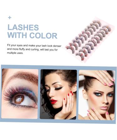 Beaupretty 10 Pairs Dd Volume False Eyelashes Colored Eyelash Cosmetic Eyelashes Eyelash for Makeup 25 Mm Lashes False Eyelashes Natural Look False Lashes Fluffy Miss Dense Set - Buy Online on GoSupps.com