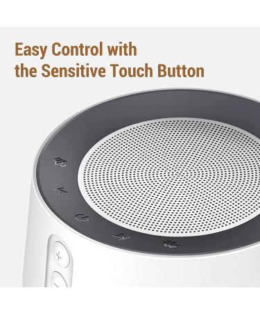 Fitniv White Noise Machine with Adjustable Baby Night Light | 14 High Fidelity Soundtracks | Timer & Memory Feature | Plug-in Baby & Adult Sleep Sound Machine - Buy Online on GoSupps.com