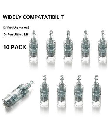 Dr. Pen M8 42 Pin Disposable Cartridges - 10pcs Replacement Bayonet Slot Needles for Microneedling Pen - Compatible with Dr. Pen M8 A6S - Buy Online on GoSupps.com