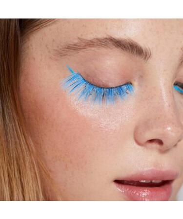 NICENEEDED 7 Pairs Colorful False Eye Cluster Lashes - Cosplay & Halloween Fluffy Faux Eyelash Extensions for Women & Girls - Buy Online on GoSupps.com