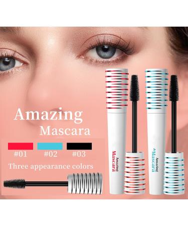 HOUSN Mascara Volume Mascara Waterproof Mascara Black Waterproof Fiber Mascara False Eyelash Effect Mascara Volumizing Effect Mascara Long Lasting No Smudging Mascara Lasting All Day - Buy Online on GoSupps.com